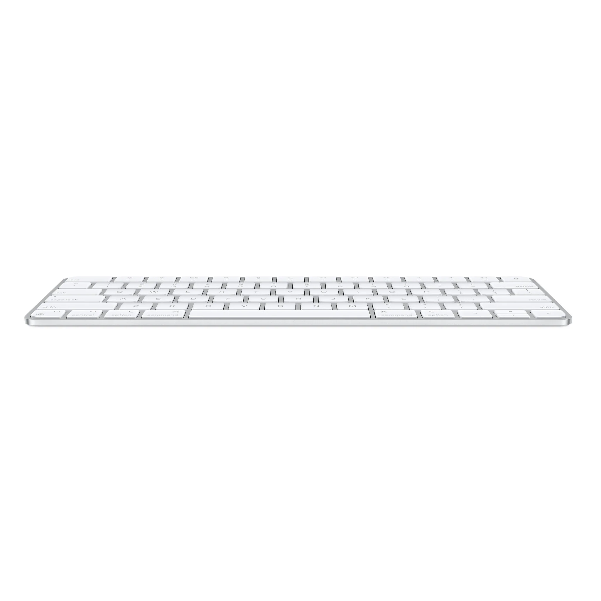 Apple Magic - USB Wired + Bluetooth Wireless Keyboard in Aluminium / White (QWERTZ Swiss) - Image 2