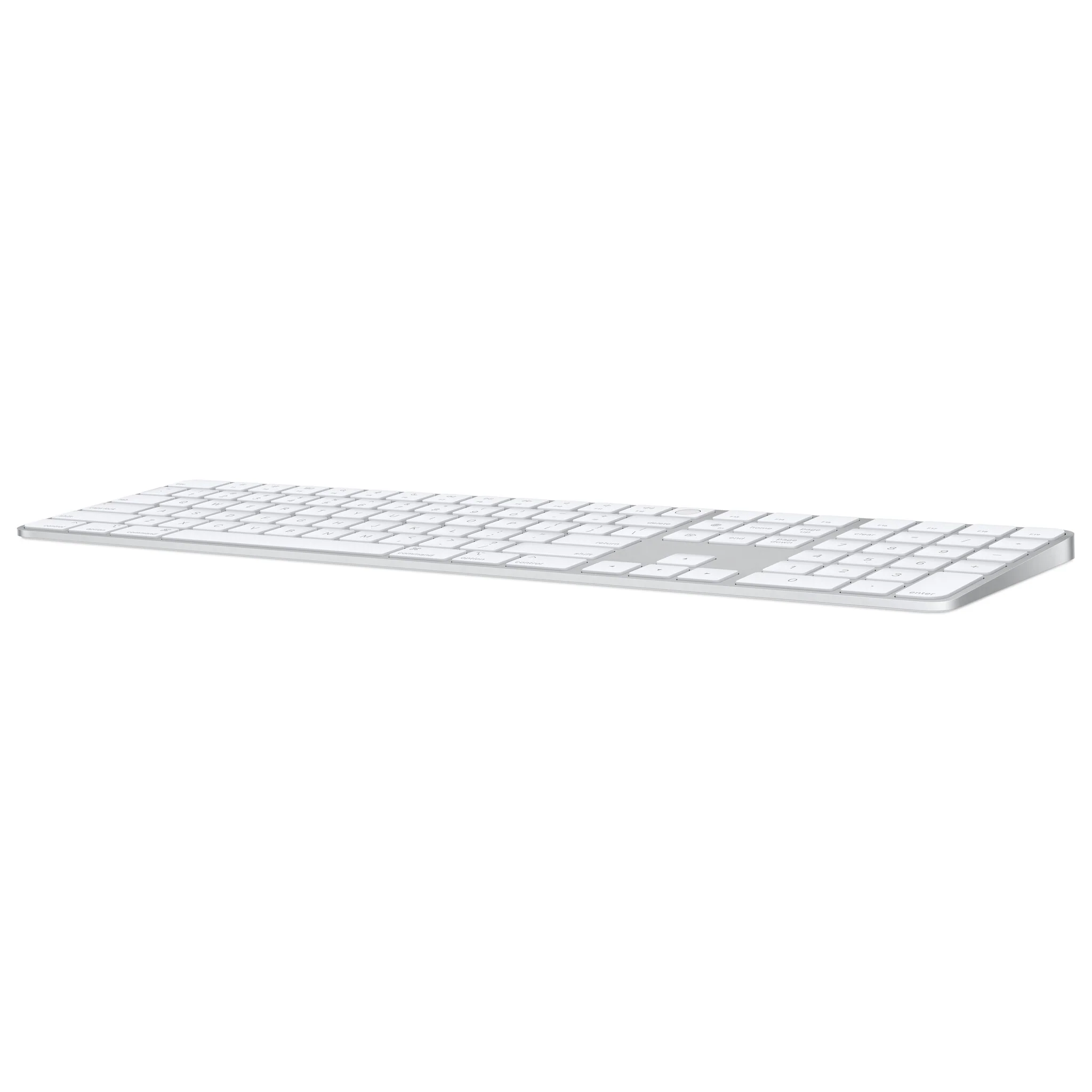 Apple Magic - USB Wired + Bluetooth Wireless Keyboard in Aluminium / White (QWERTY US) - Image 4