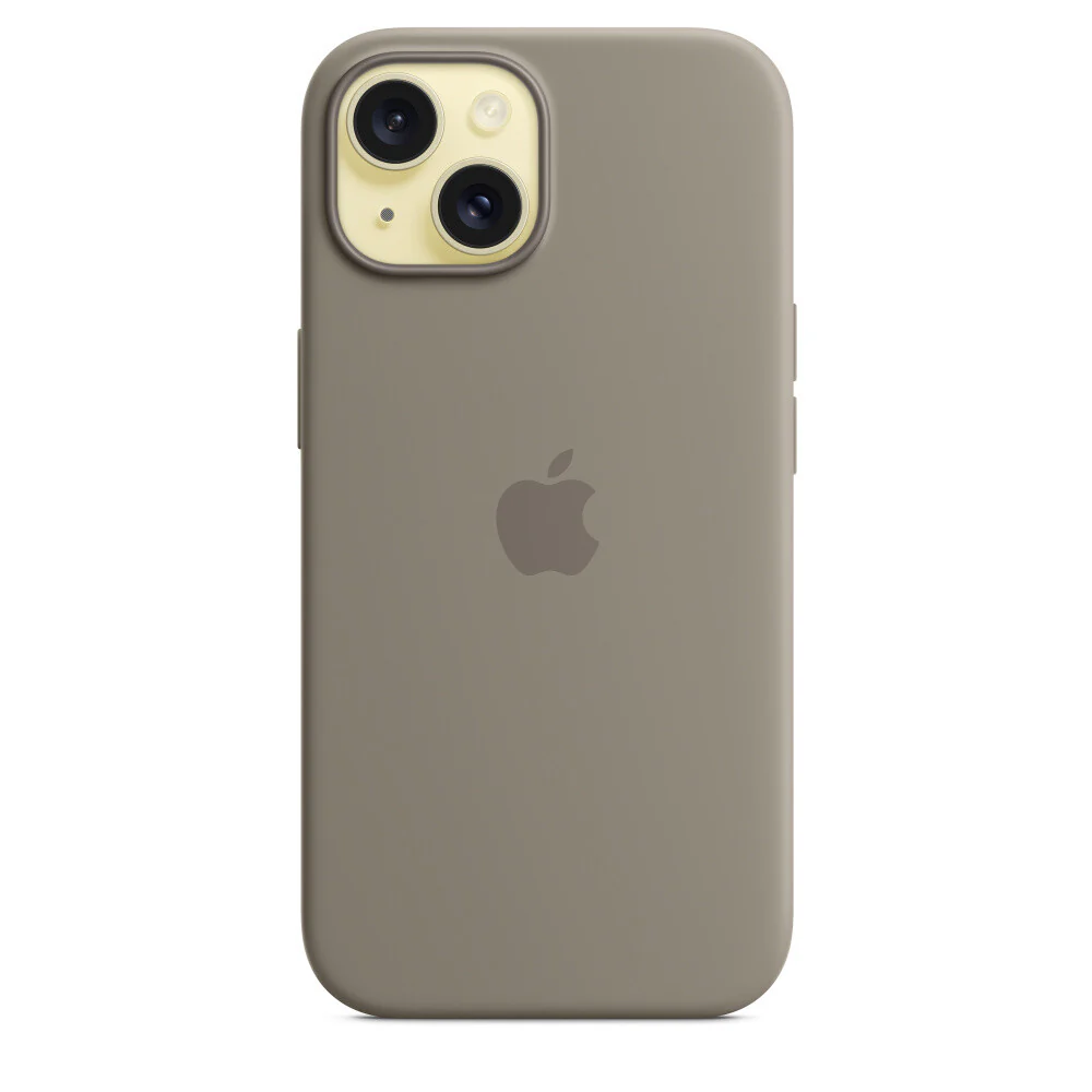 Apple mobile phone case with MagSafe for iPhone 15 in Brown - Image 3