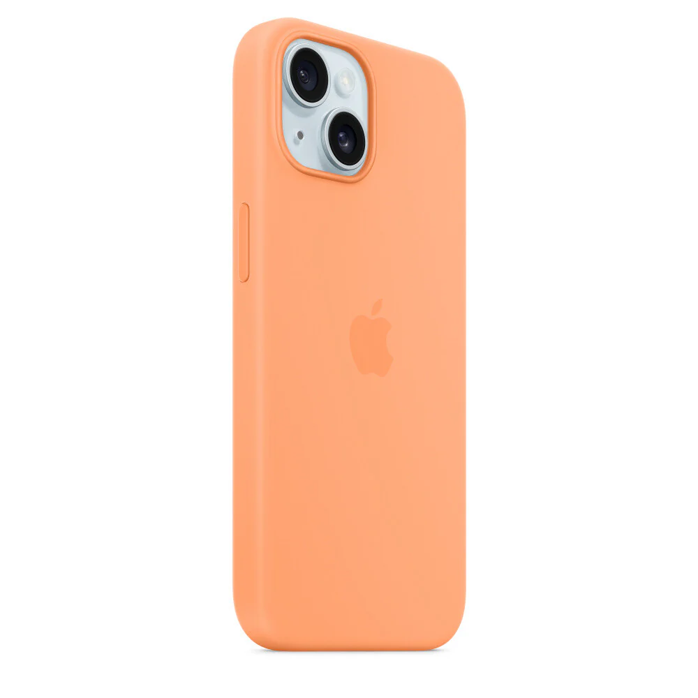 Apple mobile phone case for iPhone 15 in Orange Sorbet - Image 6