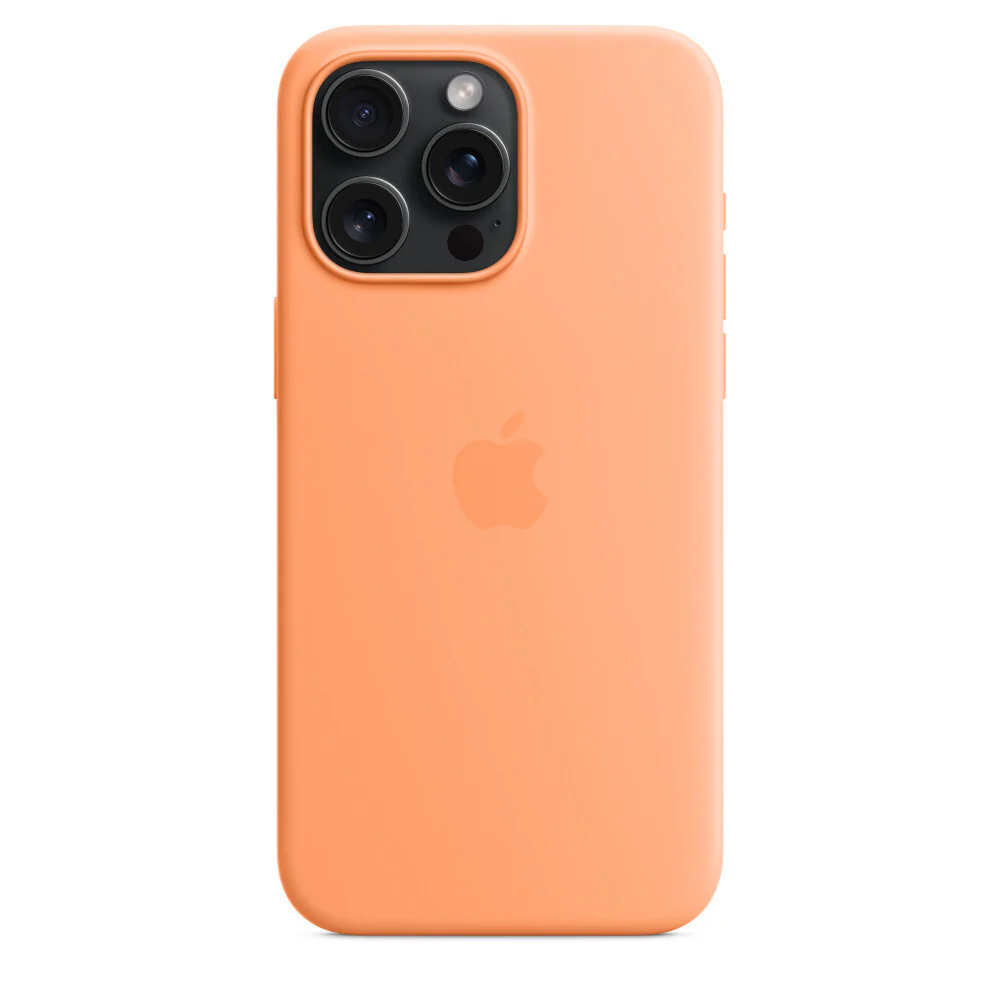 Apple mobile phone case with MagSafe for iPhone 15 Pro Max in Orange Sorbet - Image 4