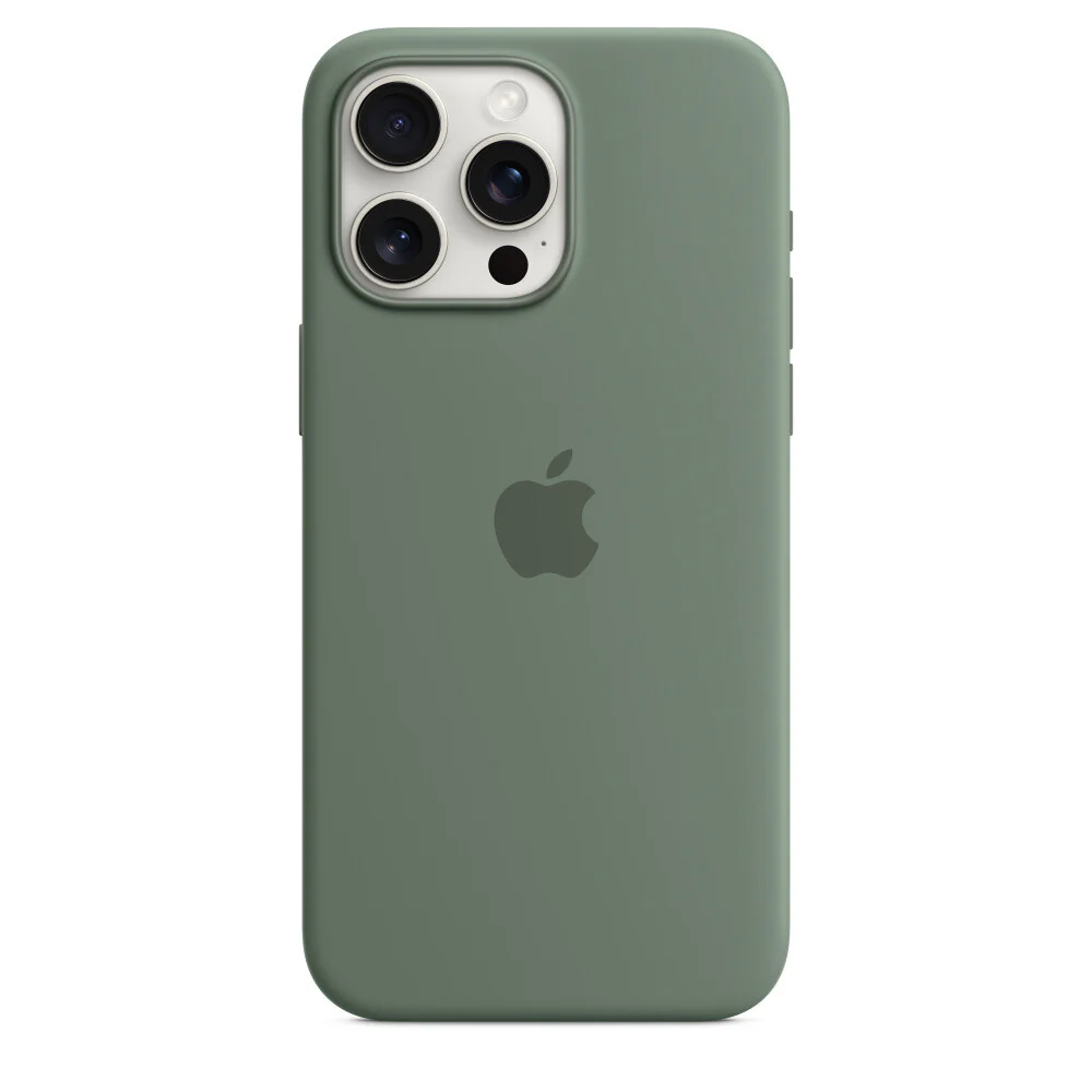 Apple mobile phone case with MagSafe for iPhone 15 Pro Max in Cypress Green - Image 3