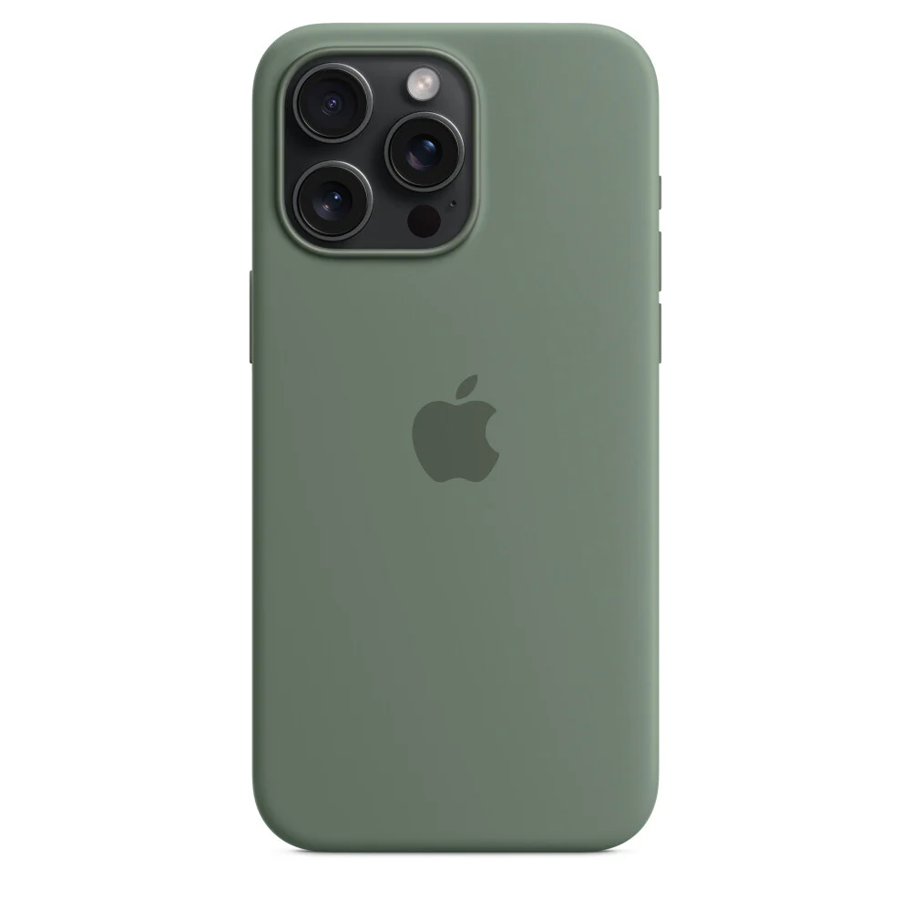 Apple mobile phone case with MagSafe for iPhone 15 Pro Max in Cypress Green - Image 4