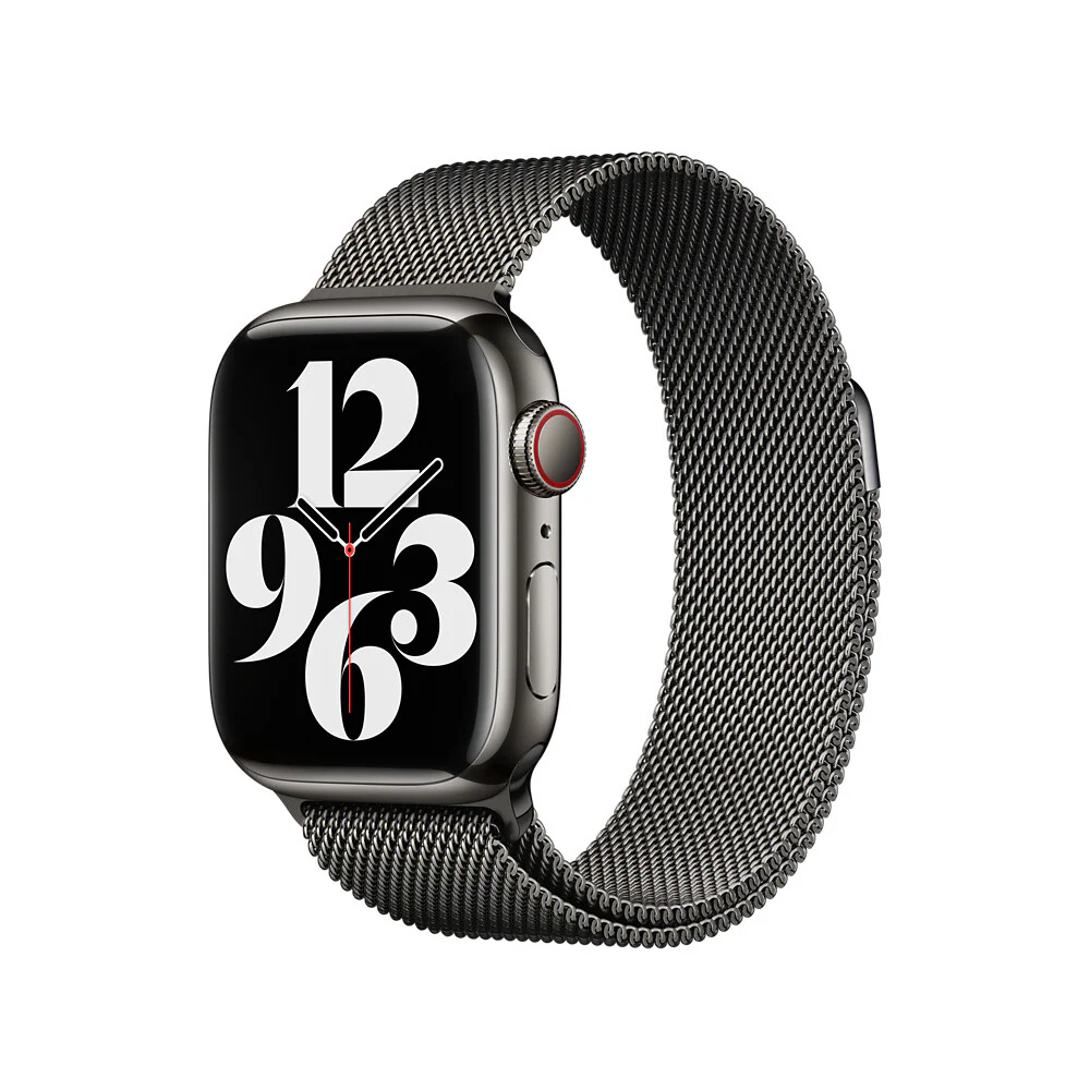 Apple MTJM3ZM/A - 41mm Graphite Milanese Loop - Image 2