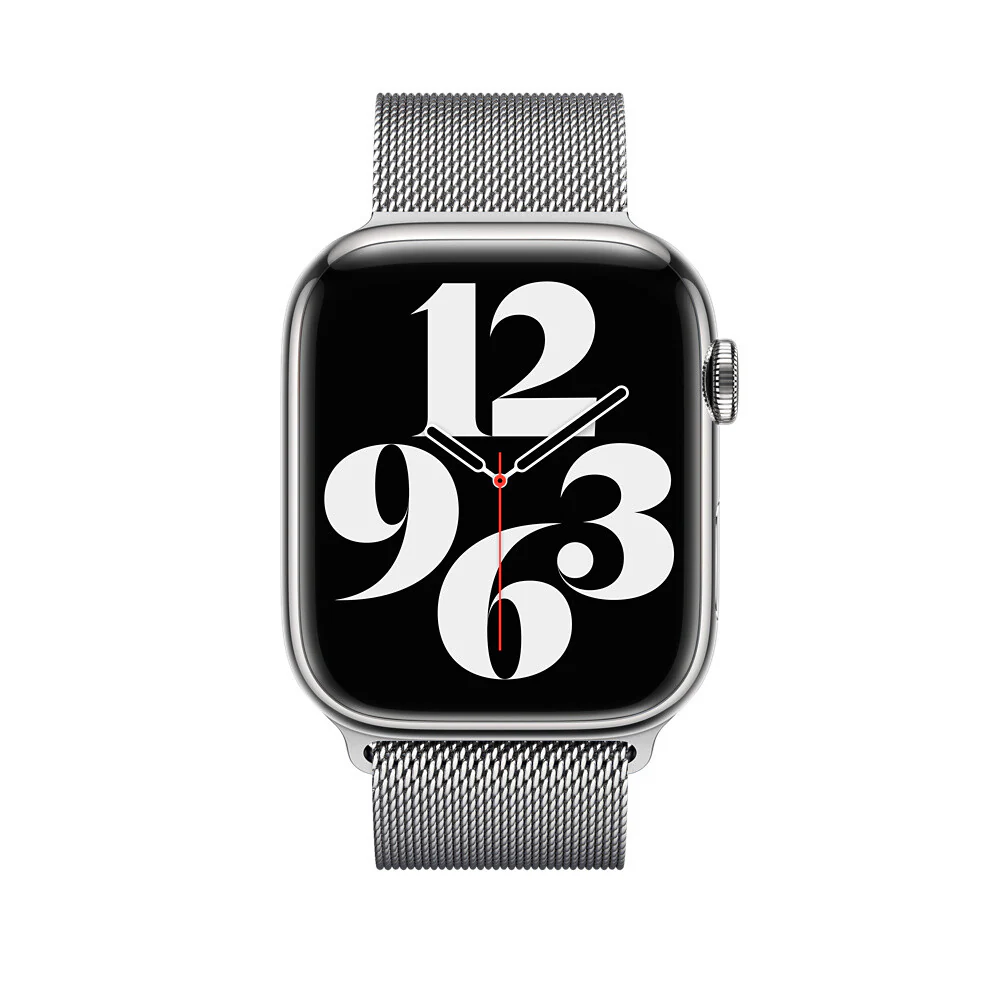 Apple MTJR3ZM/A - 45mm Silver Milanese Loop - Image 3