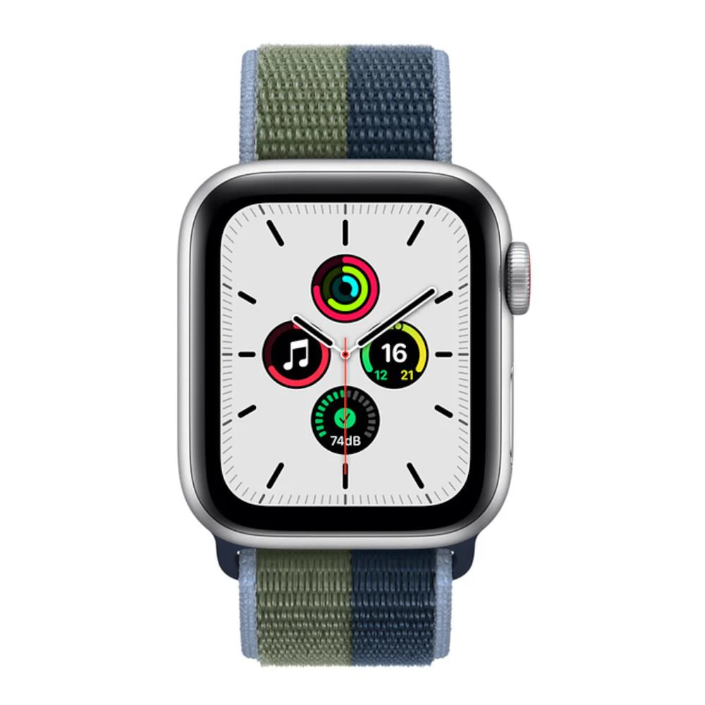 Apple Watch SE OLED 40 mm Digital 324 x 394 pixels Touchscreen 4G Silver Wi-Fi GPS (satellite) - Image 2