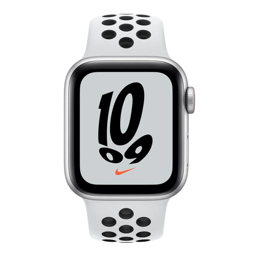 Apple Watch SE Nike OLED 40 mm Digital 324 x 394 pixels Touchscreen 4G Silver Wi-Fi GPS (satellite) - Image 2