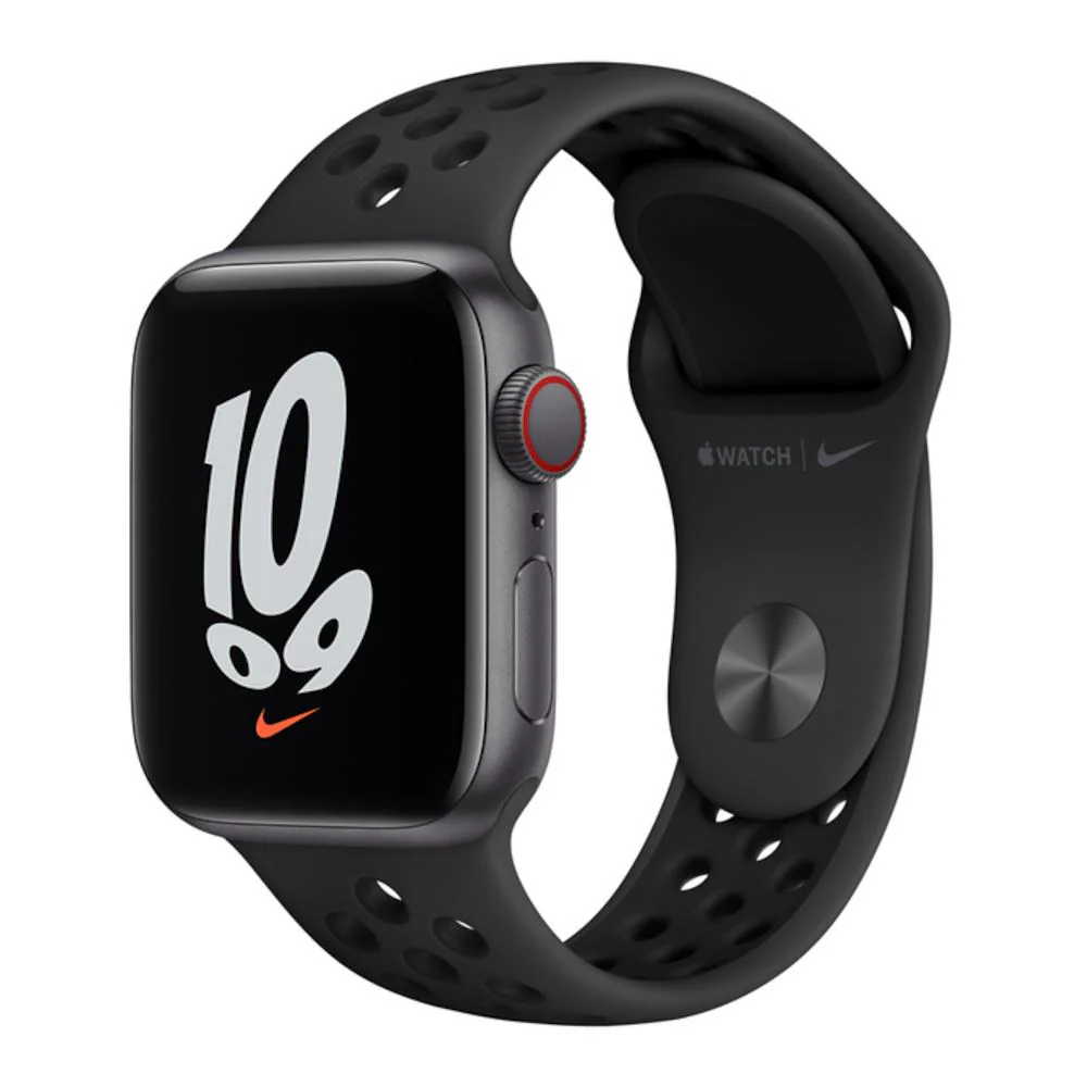 Apple Watch SE Nike OLED 40 mm Digital 324 x 394 pixels Touchscreen 4G Grey Wi-Fi GPS (satellite)