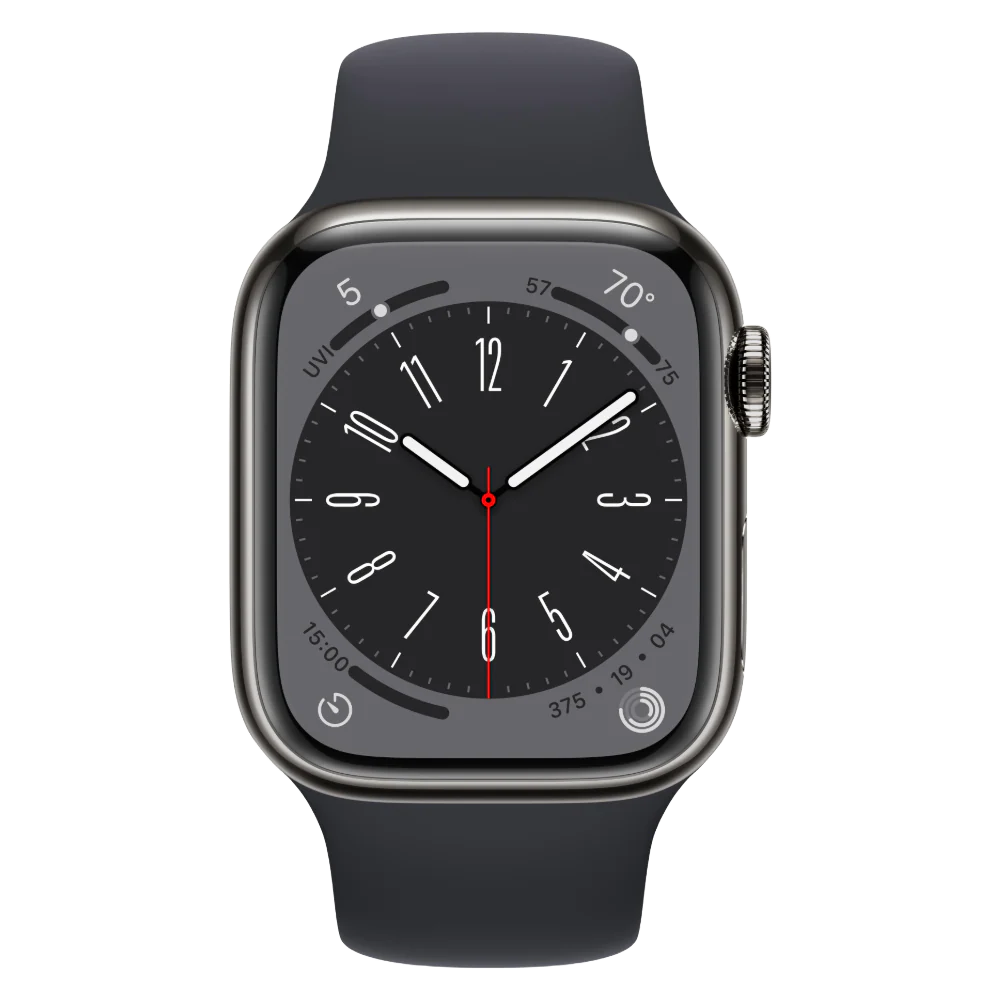Apple Watch Series 8 - Stainless Steel 45MM - Refurbished - Image 6