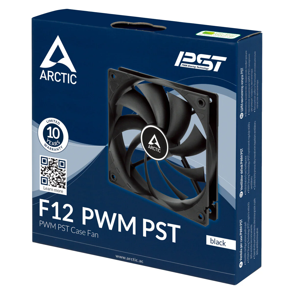 ARCTIC F12 PWM PST - Computer Case Fan in Black - 120mm - Image 4