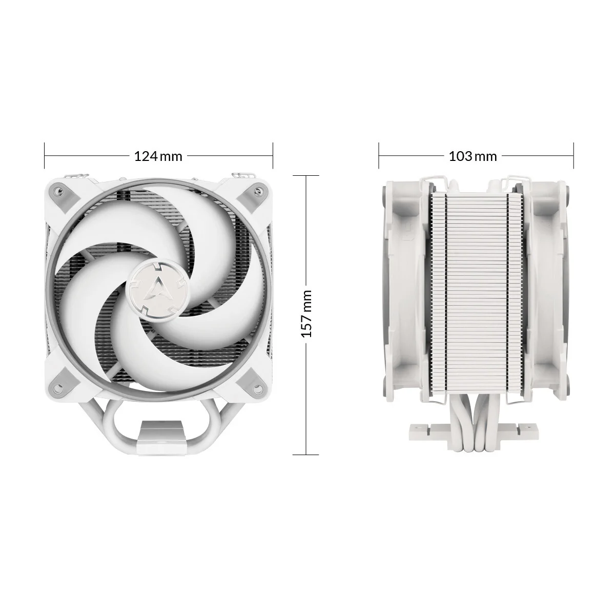 ARCTIC Freezer 34 eSports DUO - Air Processor Cooler in White - 120mm - Image 9