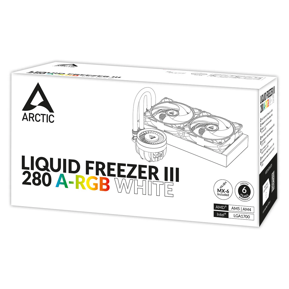 ARCTIC Liquid Freezer III 280 A-RGB - All-in-one Liquid CPU Cooler in White - 280mm - Image 16