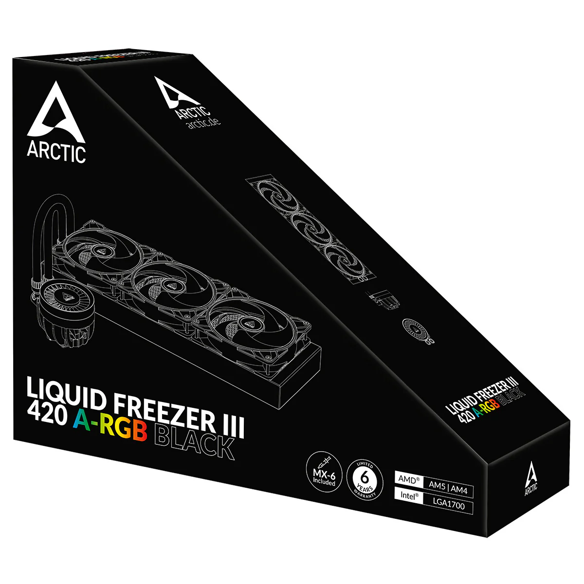 ARCTIC Liquid Freezer III 420 A-RGB - All-in-One Liquid CPU Cooler in Black - 420mm - Image 16