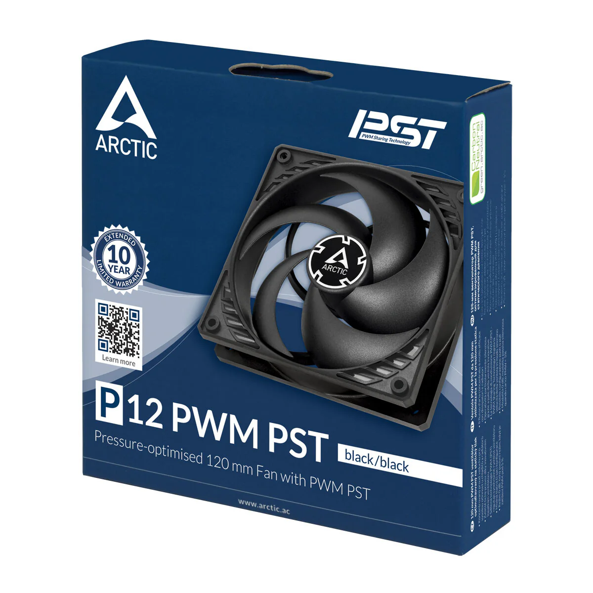 ARCTIC P12 PWM PST - Computer Case Fan in Black - 120 mm - Image 5