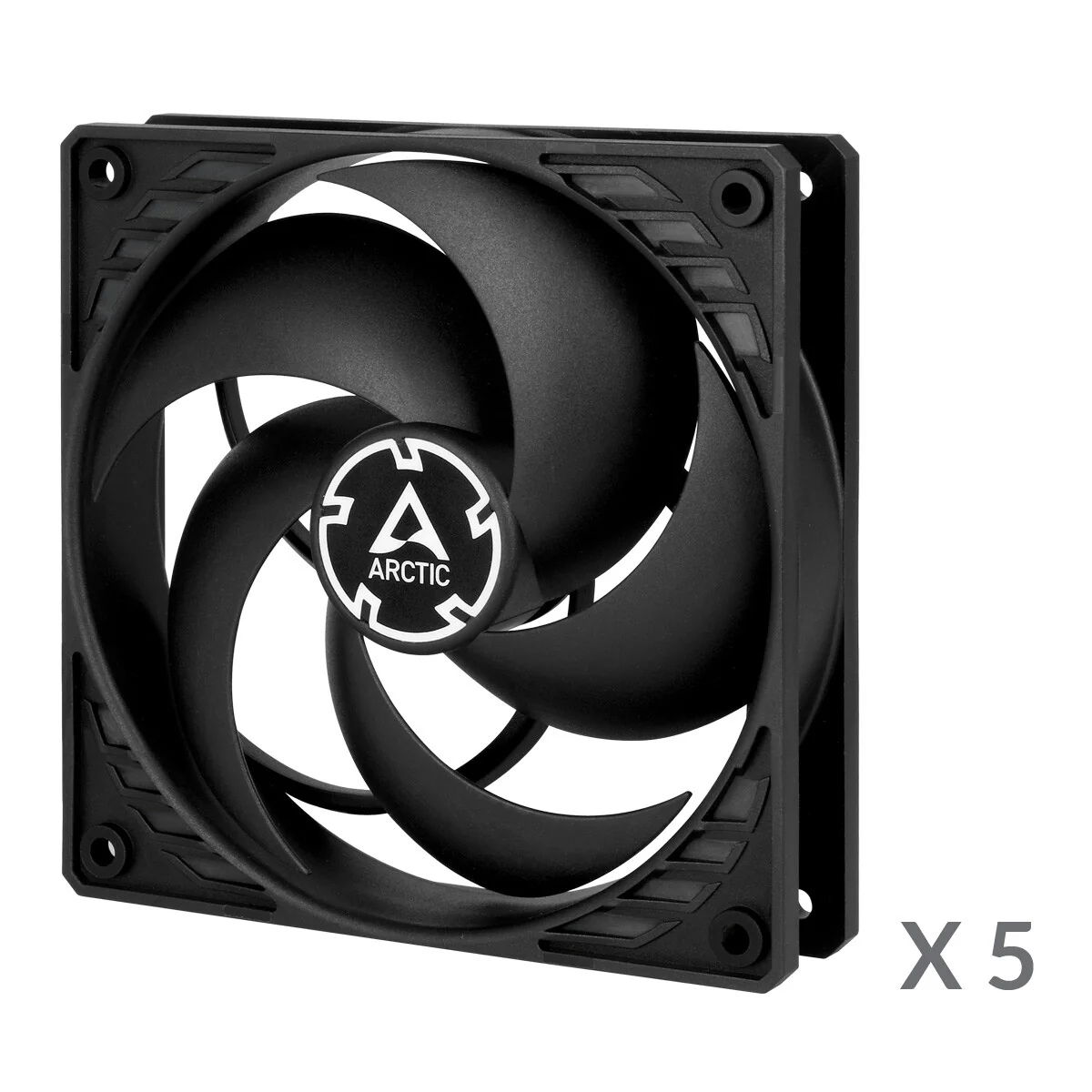 ARCTIC P12 PWM PST - Computer Case Fan in Black - 120mm (Pack of 5) - Image 2