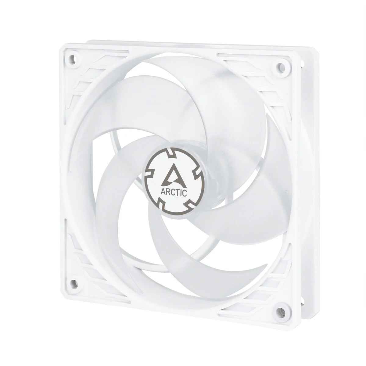 ARCTIC P12 PWM PST - Computer Case Fan in White / Transparent - 120mm