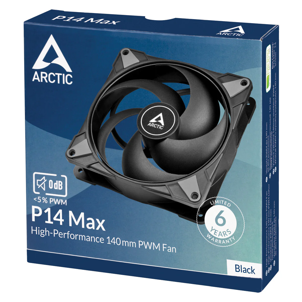 ARCTIC P14 Max - Computer Case Fan in Black - 140mm - Image 4