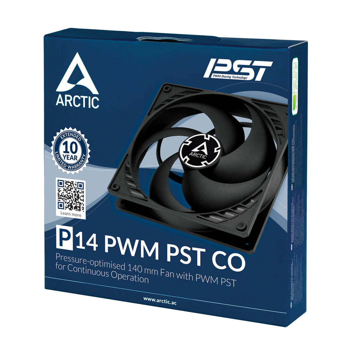 ARCTIC P14 PWM PST CO - Computer Case Fan in Black - 140mm - Image 6