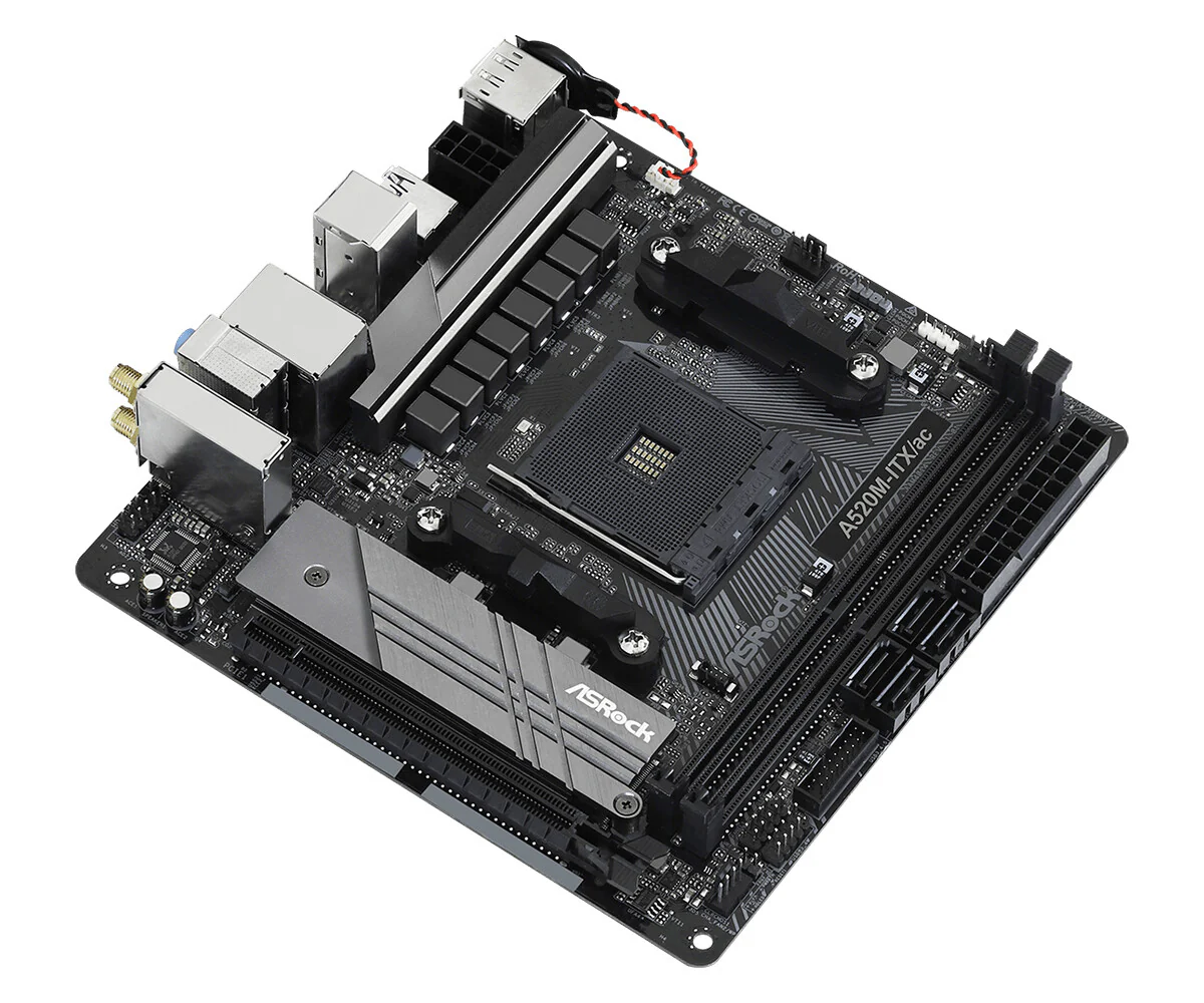 Asrock A520M mini ITX motherboard - AMD A520 Socket AM4 - Image 3