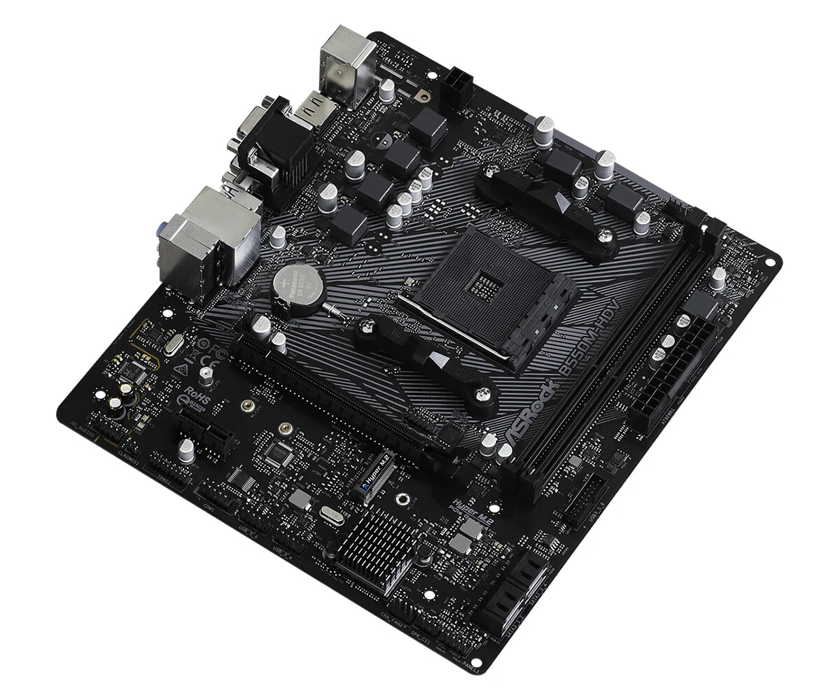 Asrock B550M-HDV micro ATX motherboard - AMD B550 Socket AM4 - Image 3