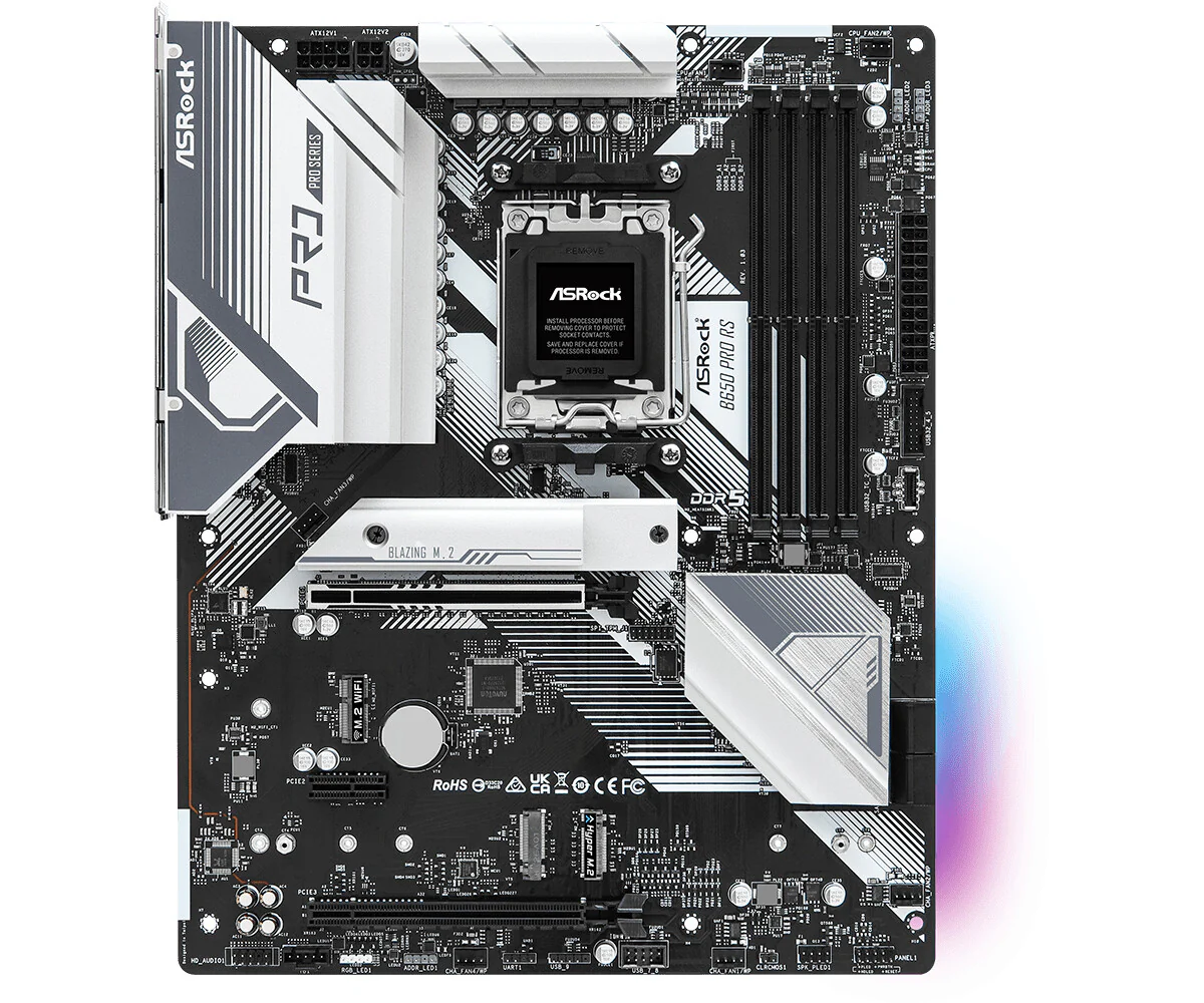 Asrock B650 Pro RS ATX motherboard - AMD B650 Socket AM5 - Image 2