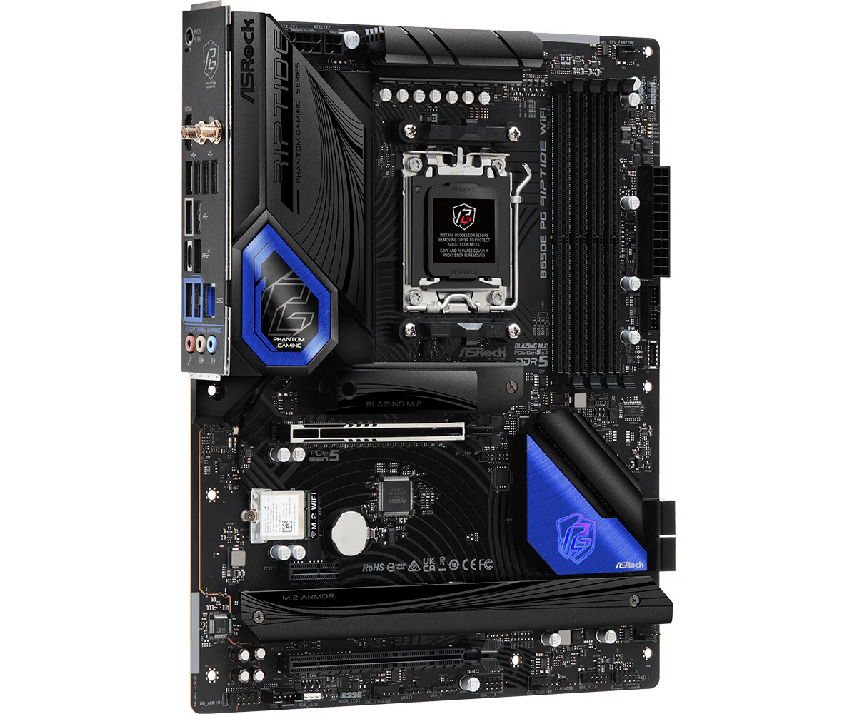 Asrock B650E PG Riptide WiFi ATX motherboard - AMD B650 Socket AM5 - Image 3
