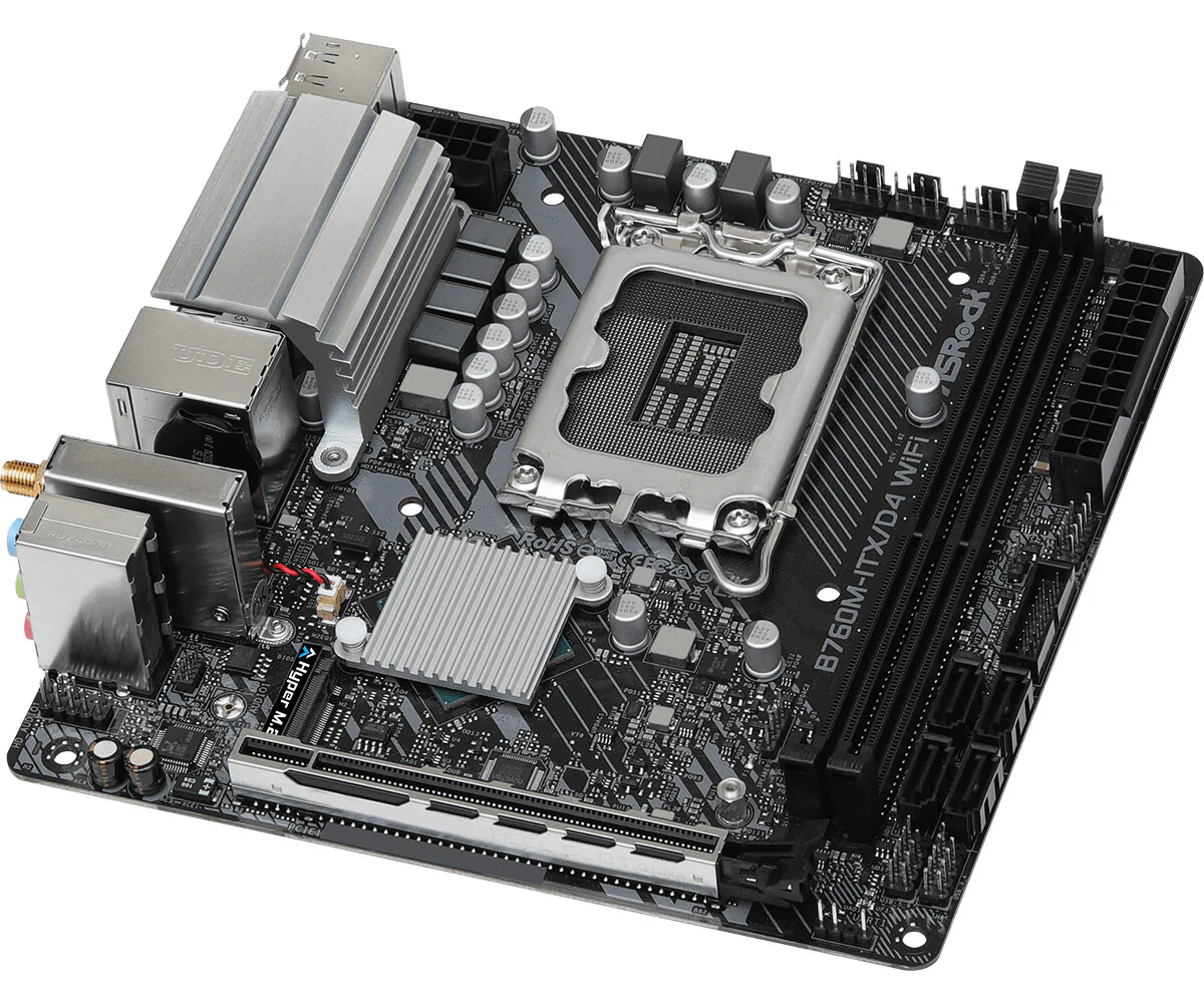 Asrock B760M-ITX/D4 WiFi mini ITX motherboard - Intel B760 LGA 1700 - Image 3