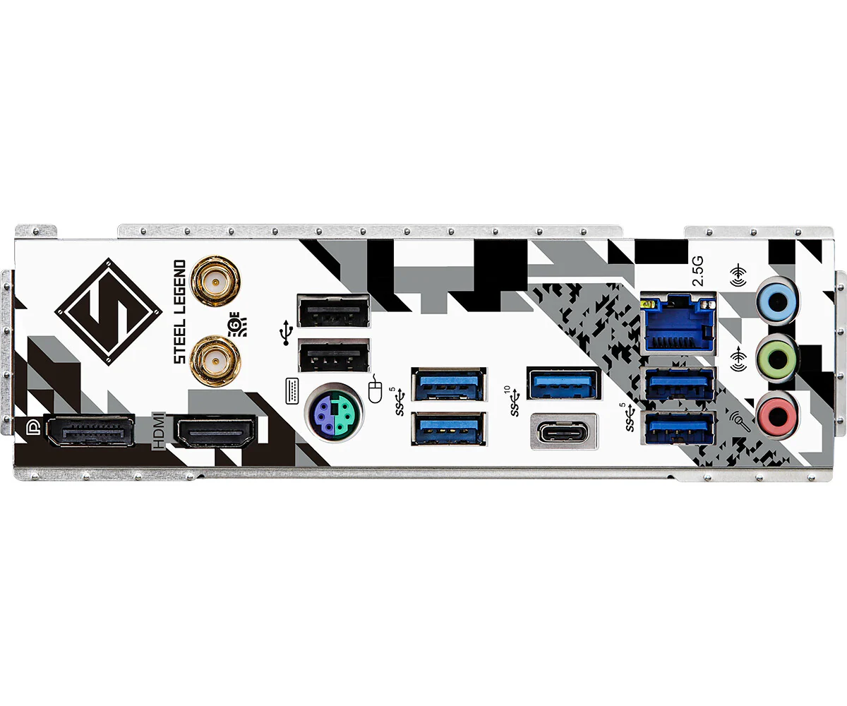 Asrock B760M Steel Legend WiFi micro ATX motherboard - Intel B760 LGA 1700 - Image 4