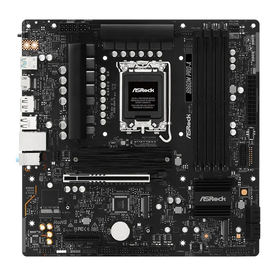 Asrock B860M Pro-A micro ATX motherboard - Intel B860 LGA 1851 - Image 2