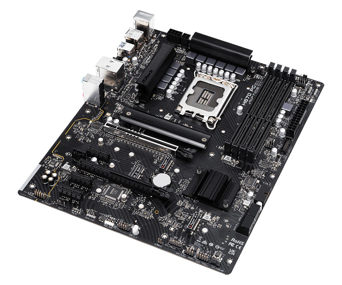 Asrock H670 PG Riptide ATX motherboard - Intel H670 LGA 1700 - Image 4