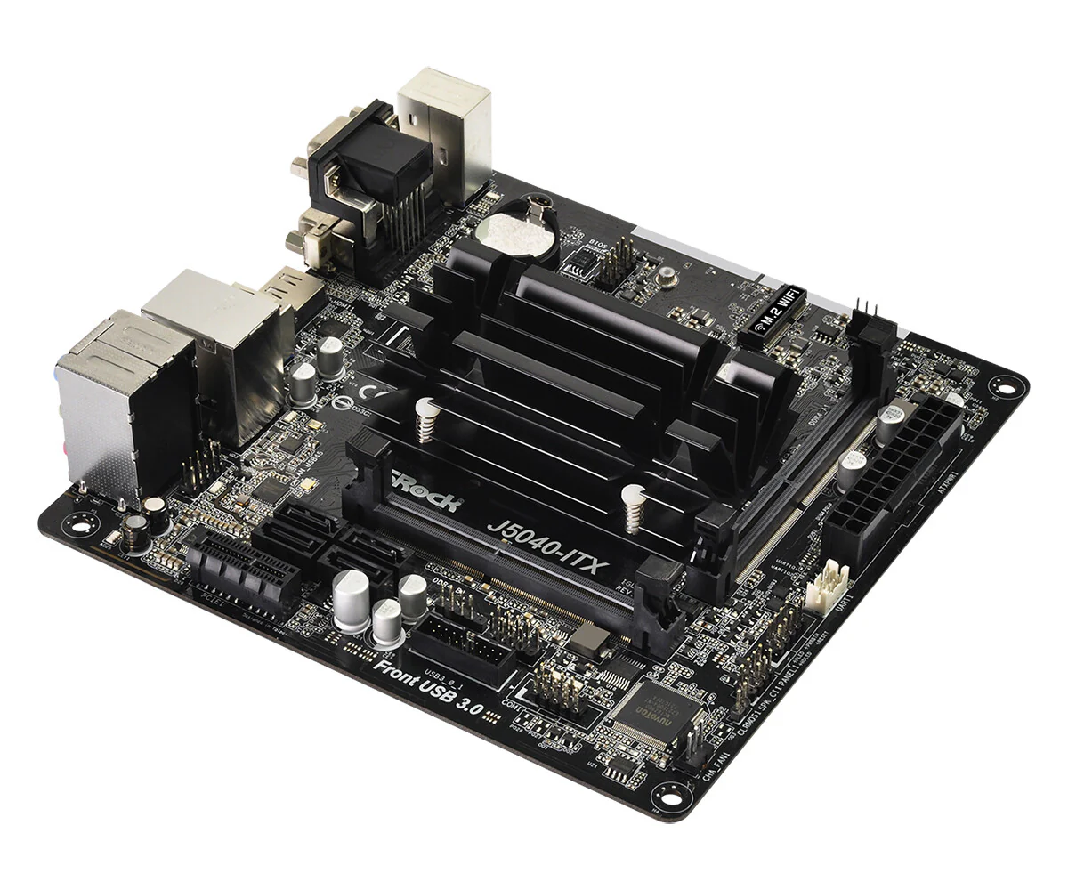 Asrock J5040-ITX Mini ITX motherboard - Integrated CPU - Image 4