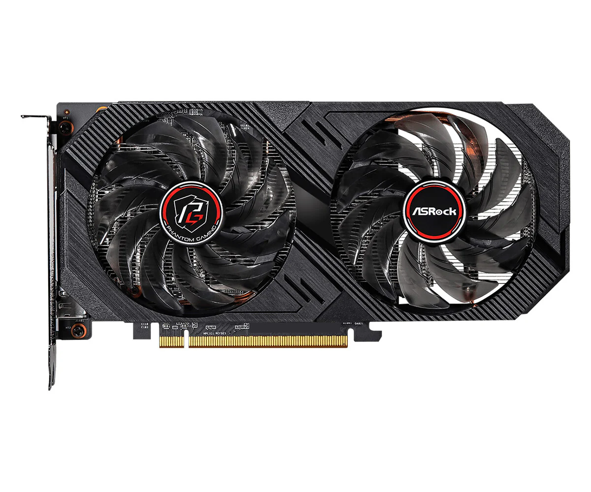 Asrock Phantom Gaming OC - AMD 4 GB GDDR6 Radeon RX 6500 XT graphics card - Image 2