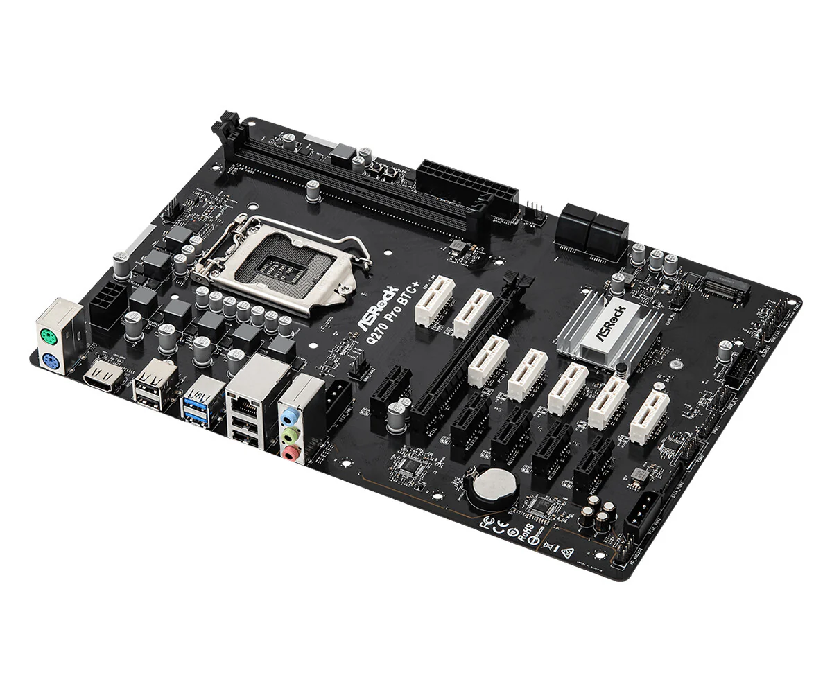 Asrock Q270 Pro BTC+ ATX motherboard - Intel® Q270 LGA 1151 - Image 5