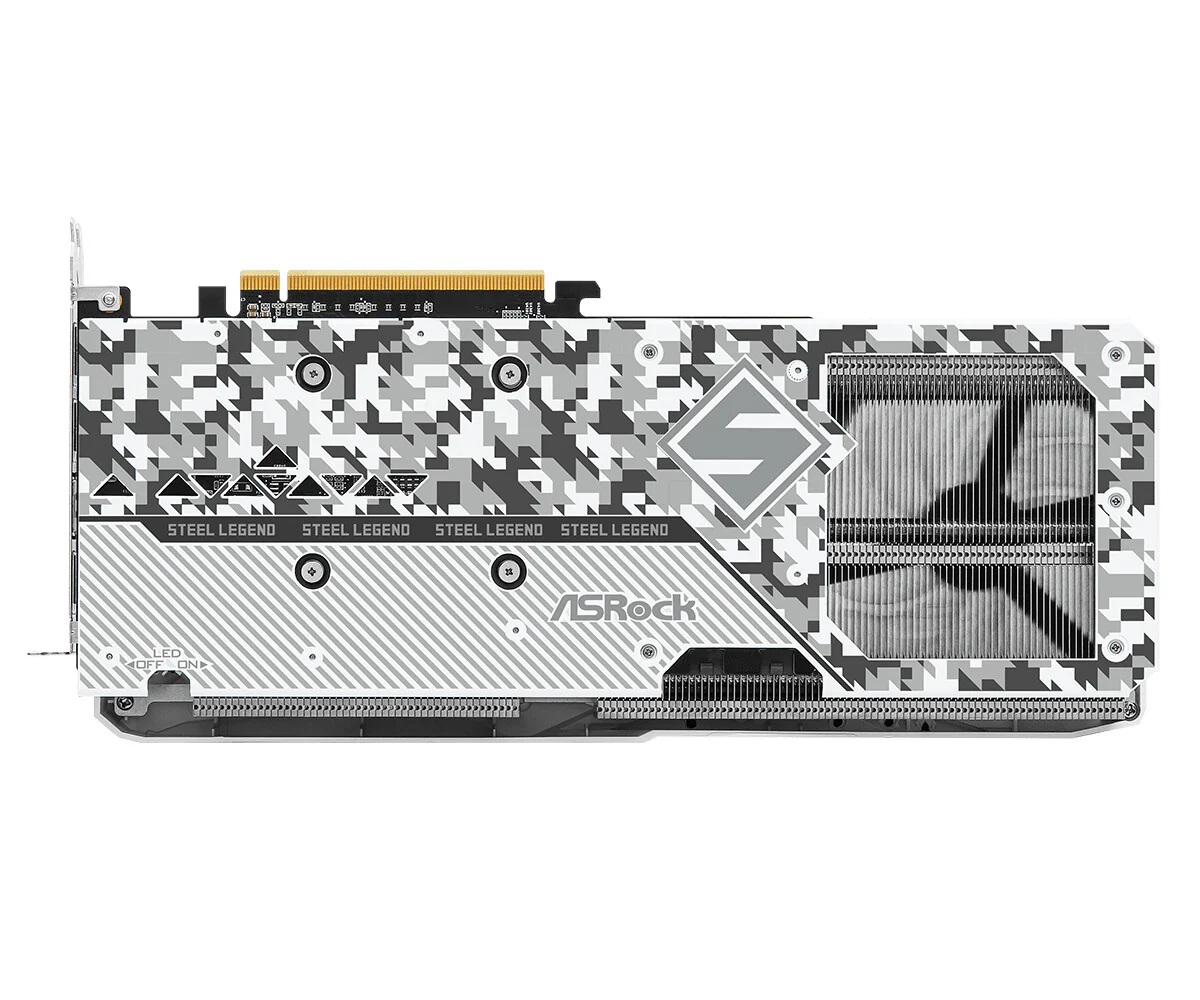 Asrock Steel Legend - AMD 16 GB GDDR6 Radeon RX 7600 XT graphics card - Image 5