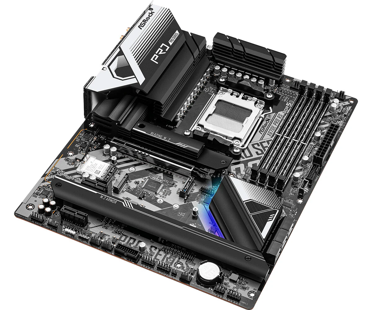 Asrock X670E Pro RS ATX motherboard - AMD X670 Socket AM5 - Image 5