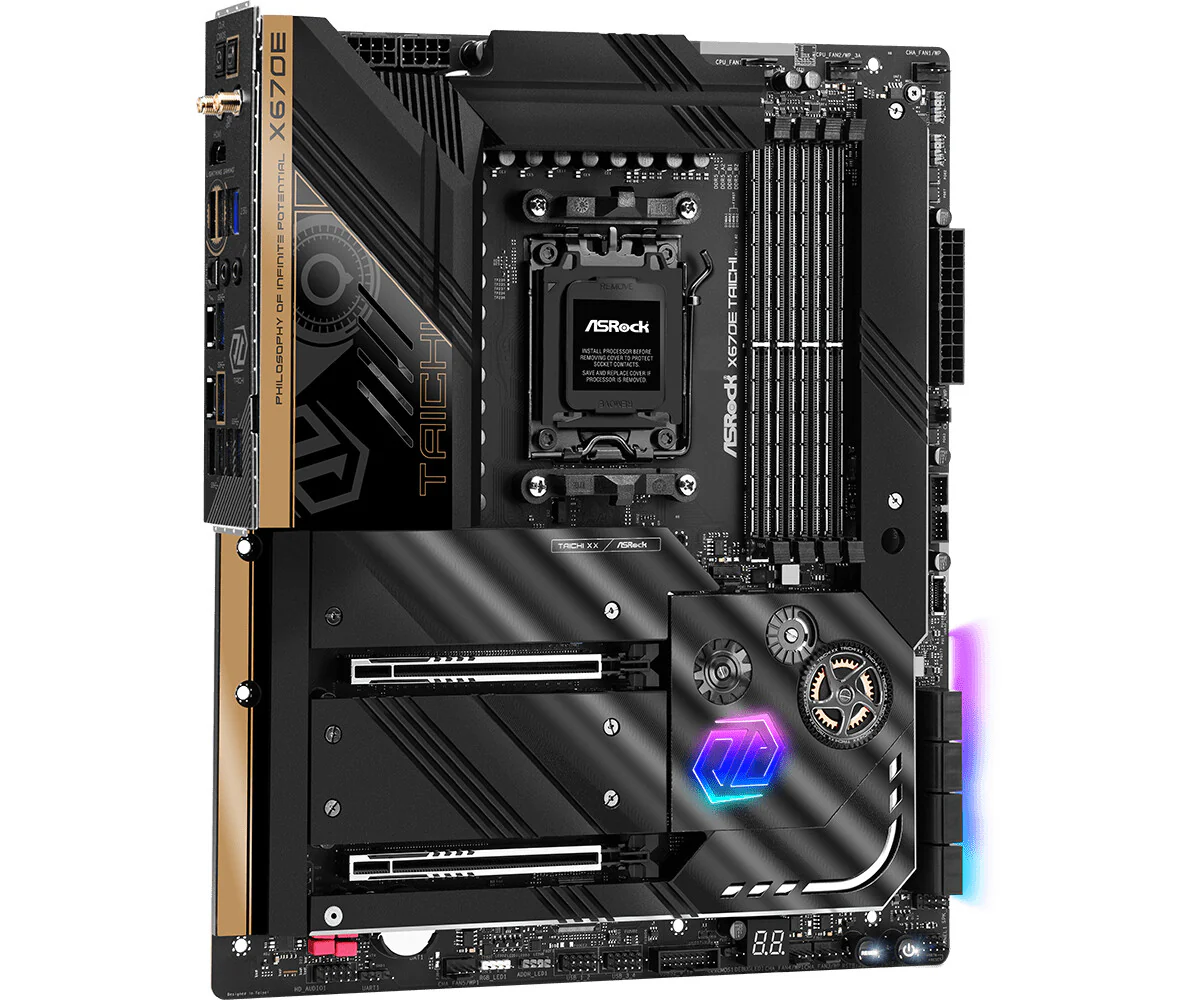 Asrock X670E TAICHI Extended ATX motherboard - AMD X670 Socket AM5 - Image 2