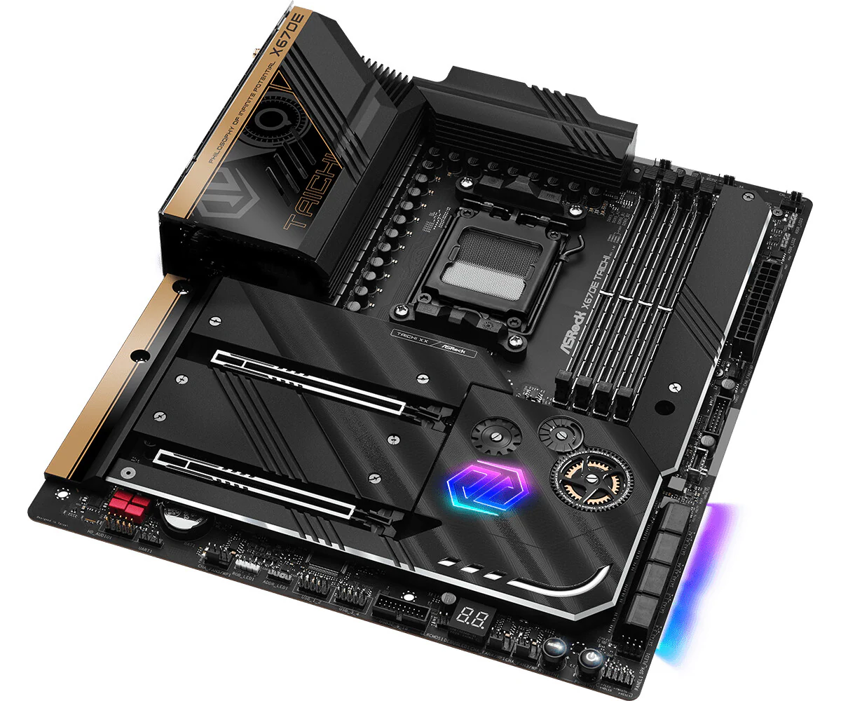 Asrock X670E TAICHI Extended ATX motherboard - AMD X670 Socket AM5 - Image 3