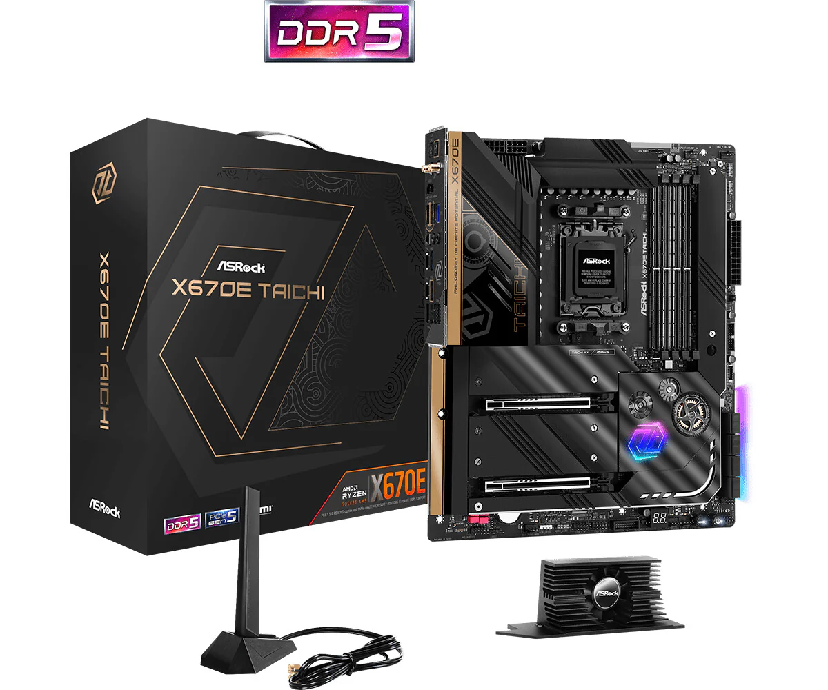 Asrock X670E TAICHI Extended ATX motherboard - AMD X670 Socket AM5 - Image 5