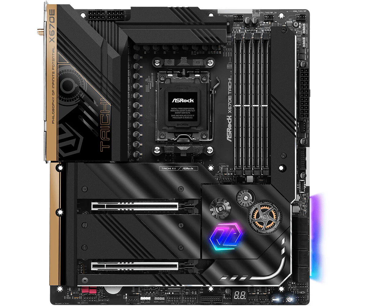 Asrock X670E TAICHI E-ATX motherboard - AMD X670 Socket AM5 - Image 2