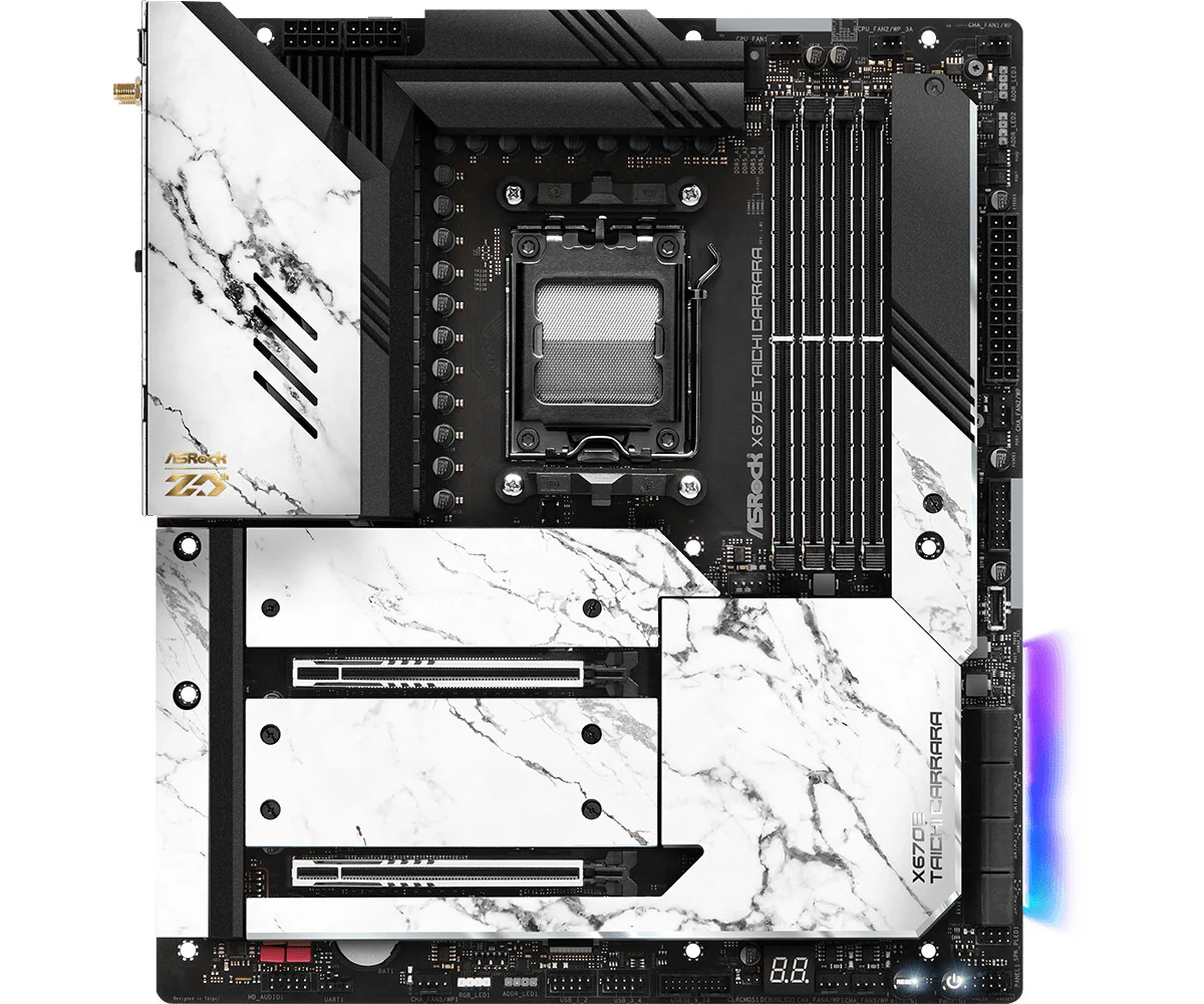Asrock X670E Taichi Carrara E-ATX motherboard - AMD X670 Socket AM5 - Image 3
