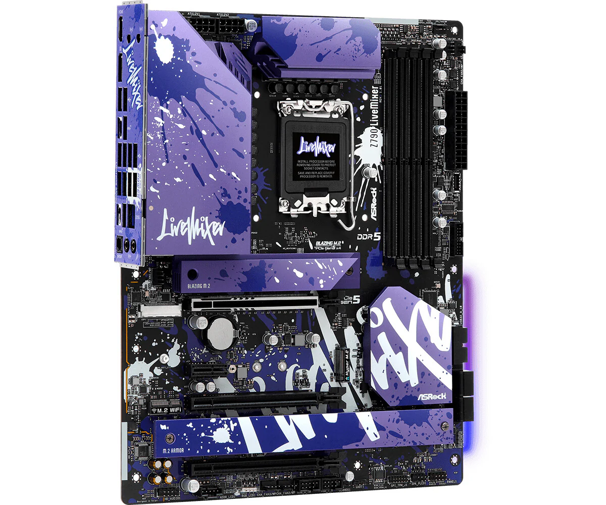 Asrock Z790 LiveMixer ATX motherboard - Intel Z790 LGA 1700 - Image 3