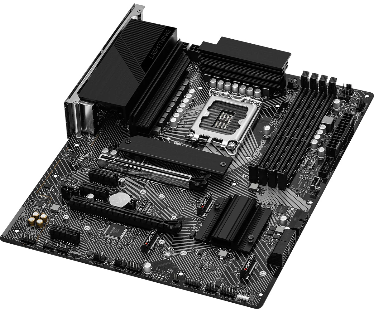 Asrock Z790 PG Lightning/D4 ATX motherboard - Intel Z790 LGA 1700 - Image 4
