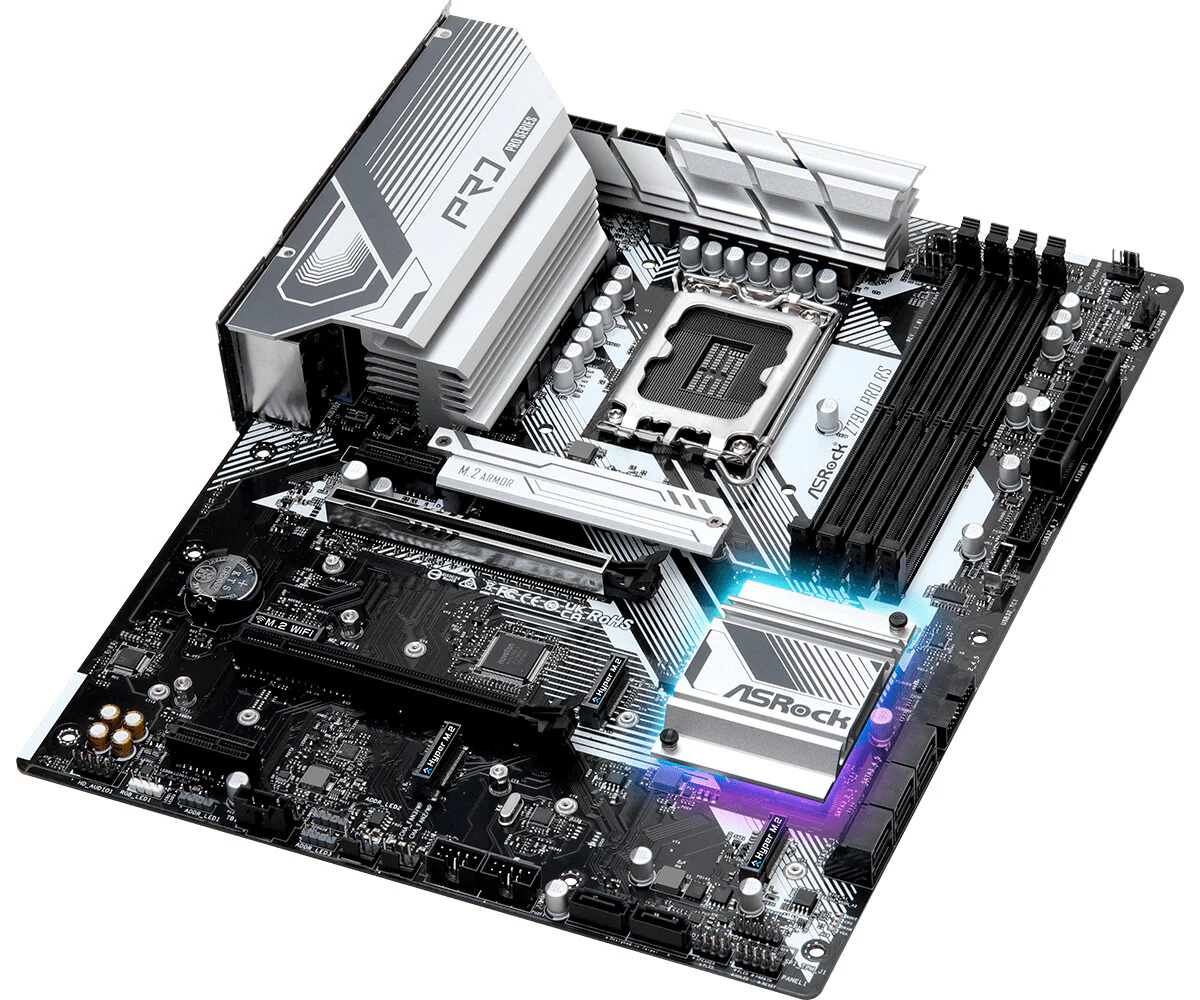 Asrock Z790 Pro RS ATX motherboard - Intel Z790 LGA 1700 - Image 4