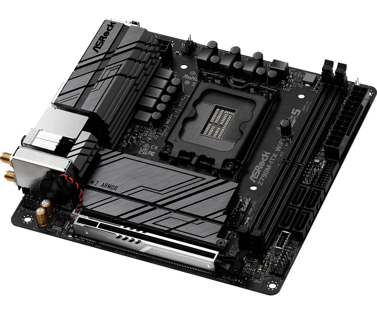 Asrock Z790M-ITX WiFi mini ITX motherboard - Intel Z790 LGA 1700 - Image 3