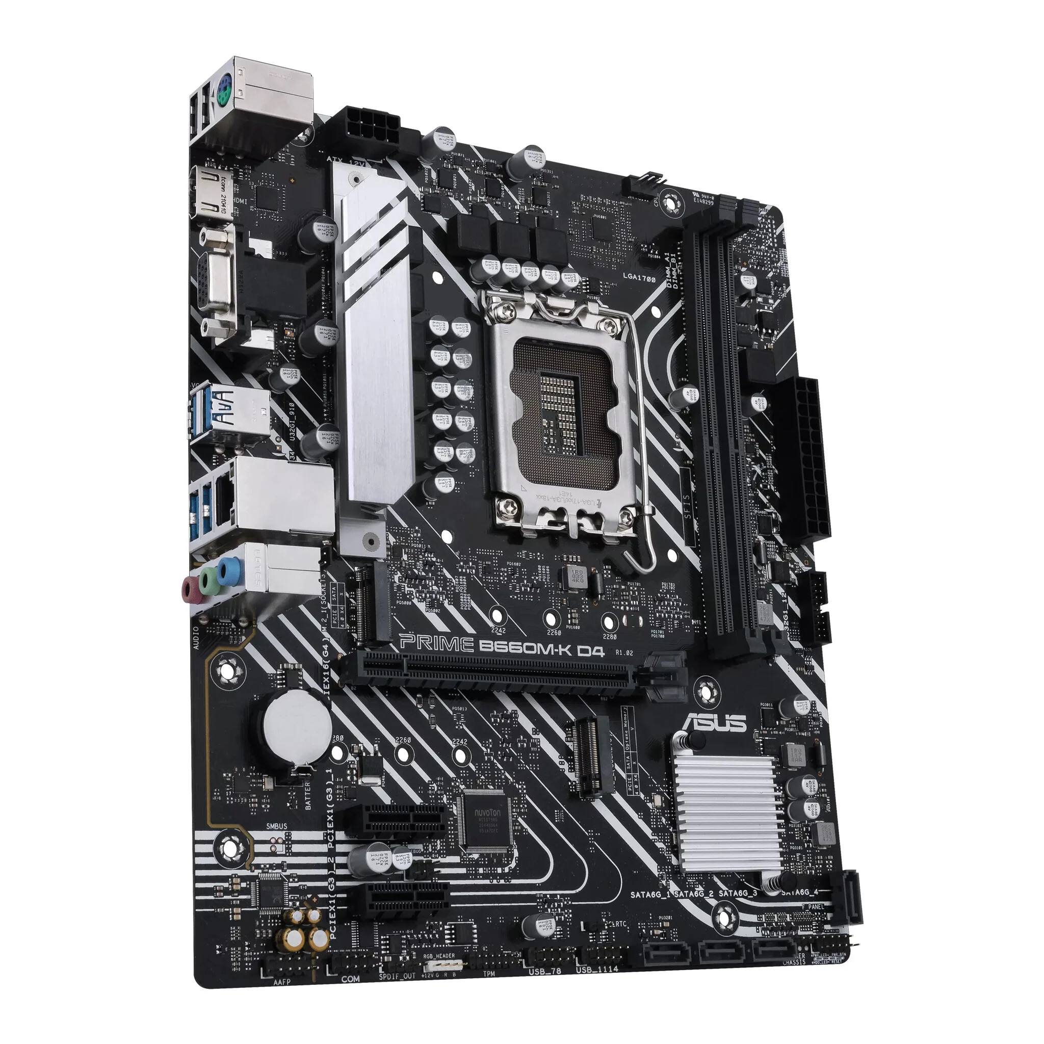 ASUS 1700 PRIME B660M-K D4 M-ATX Intel B660 LGA 1700 micro ATX - Image 2