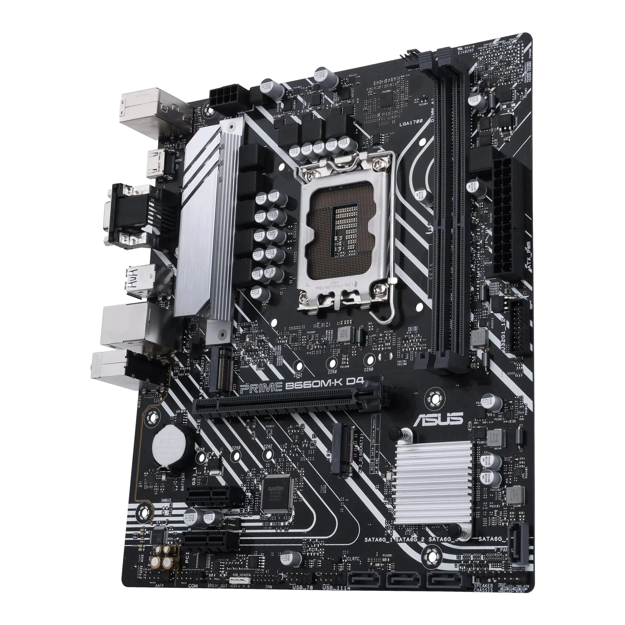 ASUS 1700 PRIME B660M-K D4 M-ATX Intel B660 LGA 1700 micro ATX - Image 3