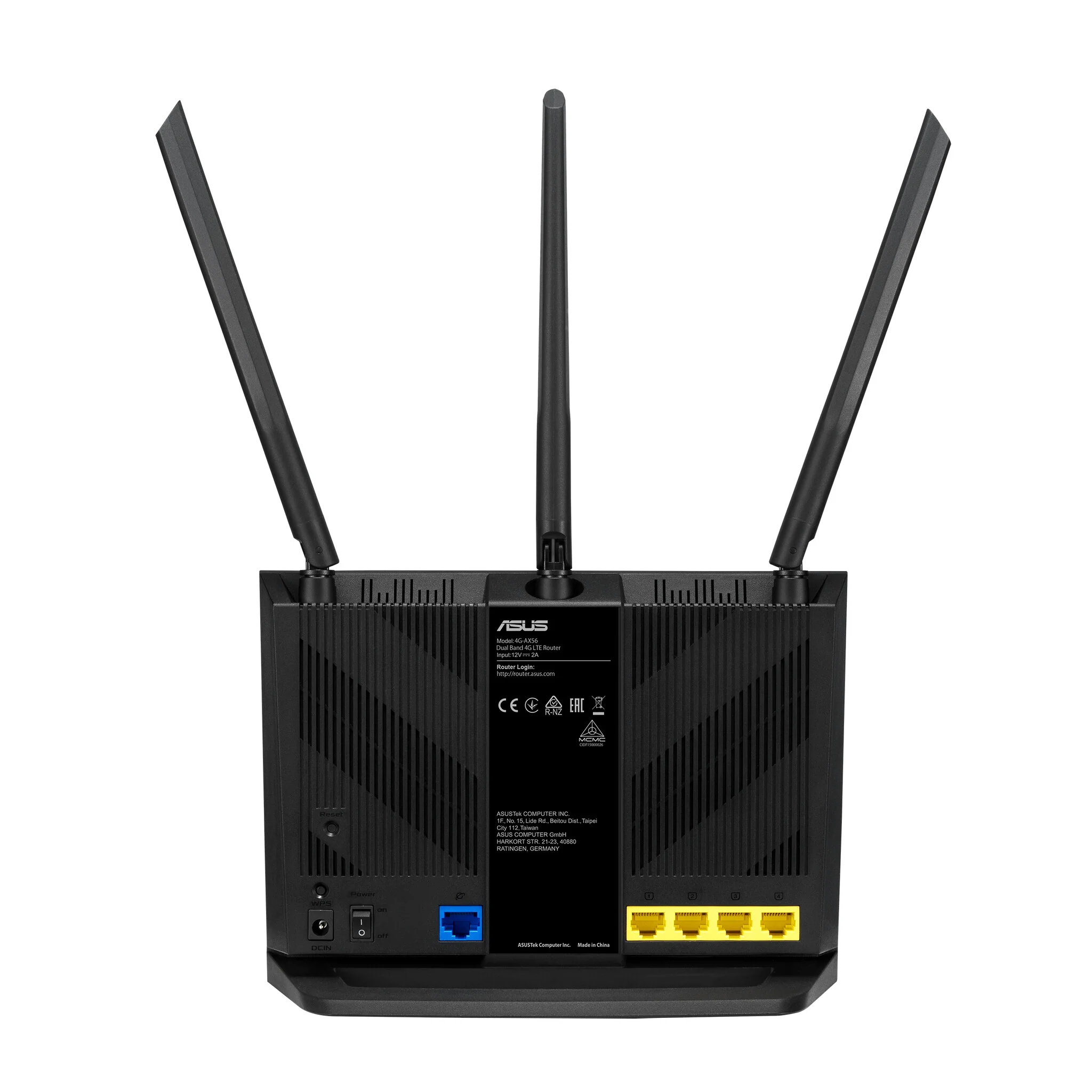 ASUS 4G-AX56 - Gigabit Ethernet Dual-band (2.4 GHz / 5 GHz) Wi-Fi 6 Wireless Router - Image 3