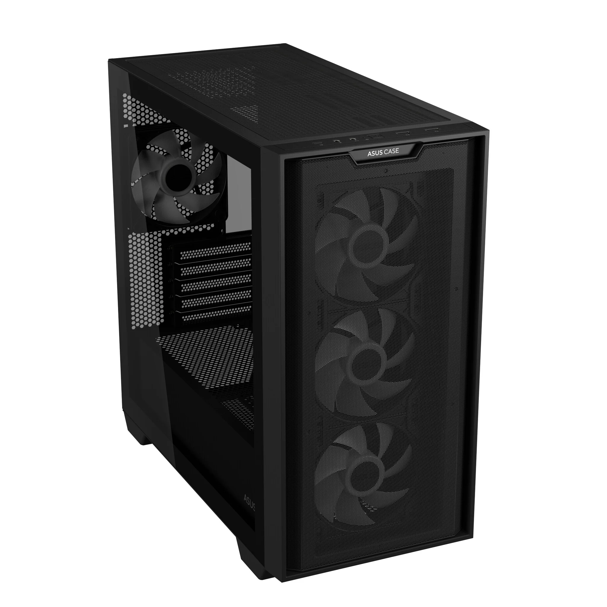 Asus A21 PLUS - MicroATX Mini Tower Case in Black - Image 9