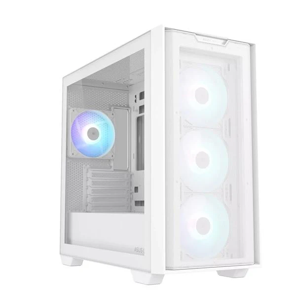 Asus A21 PLUS - MicroATX Mini Tower Case in White