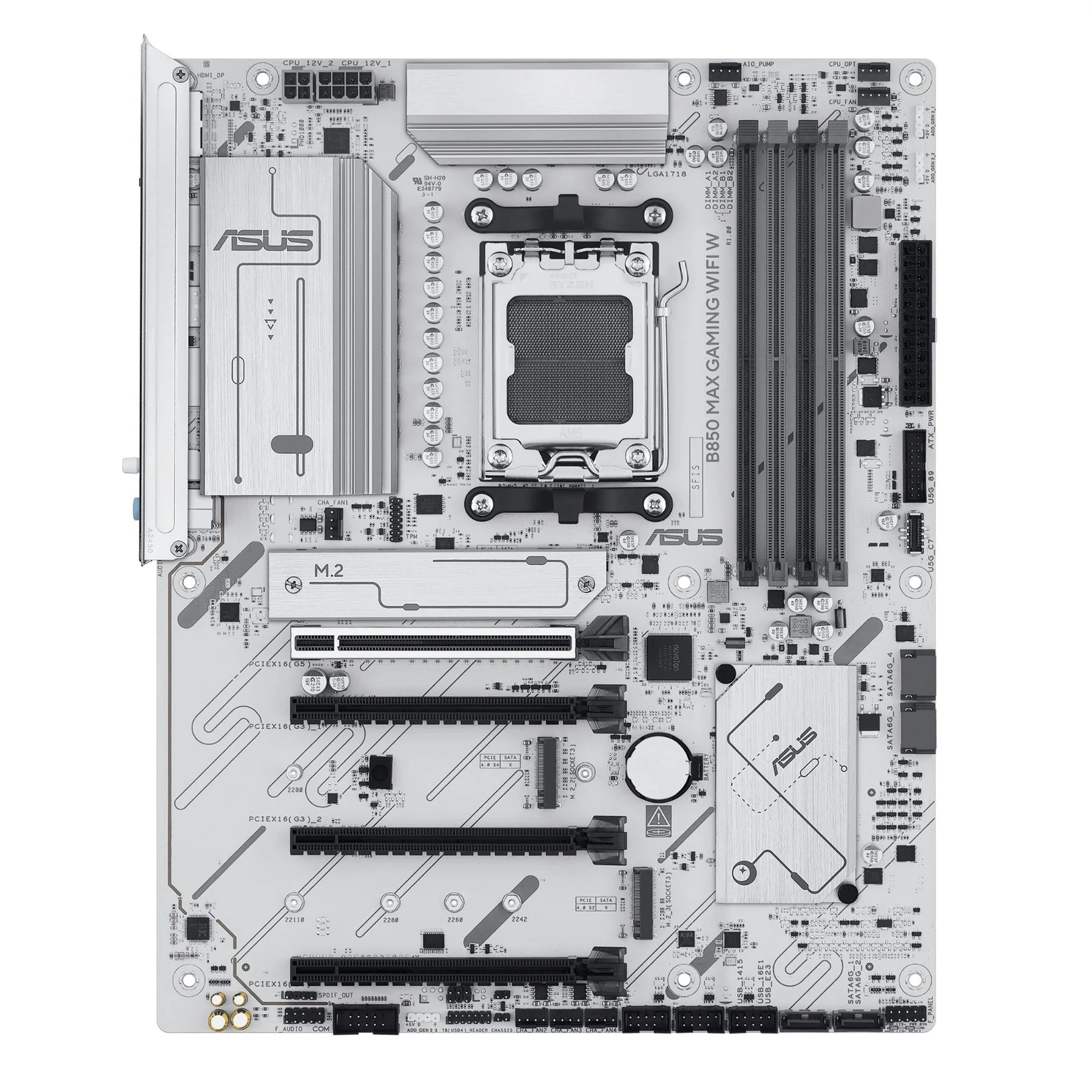 ASUS B850 MAX GAMING WIFI W ATX motherboard - AMD B850 Socket AM5 - Image 2